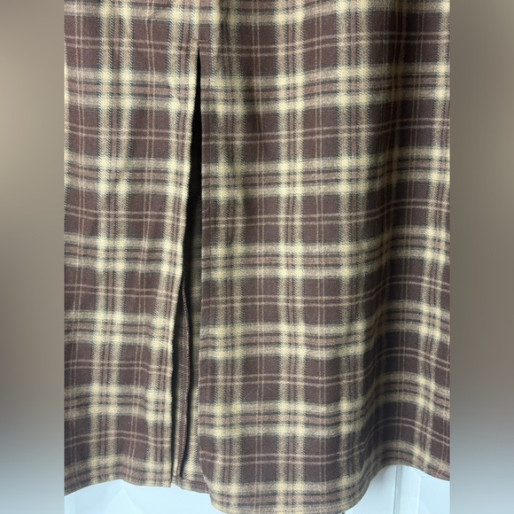 Disturbia Milo Check Button Down Midi Skirt - Picture 7 of 10